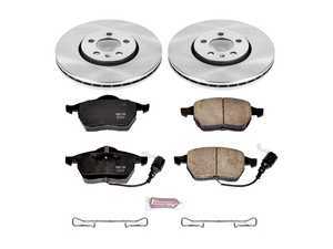 ES#3160208 - KOE898 - Autospecialty Daily Driver Brake Service Kit - Front (288x25) - Stock replacement brake kit with hardware, featuring OE replacement brake rotors and high performance Evolution ceramic pads - Power Stop - Volkswagen