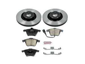 ES#3159500 - KOE5425 - Autospecialty Daily Driver Brake Service Kit - Front (345x30) - Stock replacement brake kit with hardware, featuring OE replacement brake rotors and high performance Evolution ceramic pads - Power Stop - Volkswagen