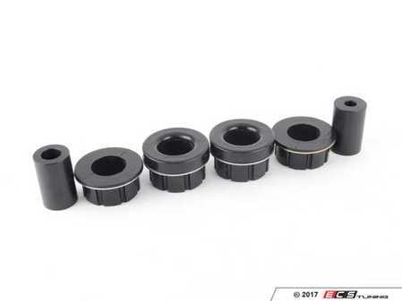 ES#2784530 - PFR5-1220Bx2 - Race Polyurethane Rear Subframe Bushing Set - Anti-squat - Front Position - A more planted subframe means a more planted rear end and better handling - Powerflex Black Series - BMW