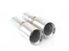 ES#3195017 - SSXAU639 - Cat-Back Exhaust System - Resonated - 2.75" stainless steel with smaller rear silencer & twin 80mm GT80 polished tips - Milltek Sport - Audi