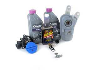 ES#2763742 - 079121115AAKT2 - Cooling System Refresh Kit - Level 2 - Replace your thermostat, temp sensor, and expansion tank after performing a proper coolant system flush! - Assembled By ECS - Audi