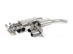 ES#3195017 - SSXAU639 - Cat-Back Exhaust System - Resonated - 2.75" stainless steel with smaller rear silencer & twin 80mm GT80 polished tips - Milltek Sport - Audi