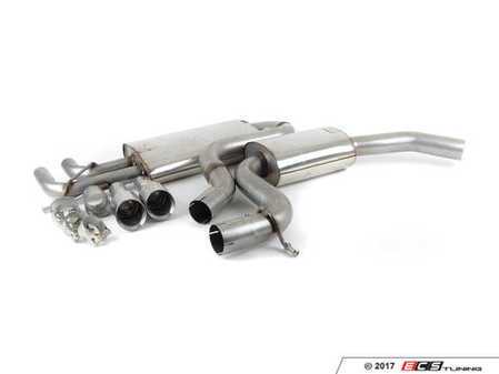ES#3195017 - SSXAU639 - Cat-Back Exhaust System - Resonated - 2.75" stainless steel with smaller rear silencer & twin 80mm GT80 polished tips - Milltek Sport - Audi