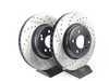 ES#3033086 - 34116775277CDS - Cross-Drilled & Slotted Brake Rotors - Front  - This design removes performance robbing outgas and material dust caused by braking - StopTech - BMW