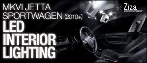 Volkswagen MKVI Jetta Sportwagen Interior LED Kits