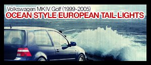 MKIV Golf Ocean Style European Tail Lights