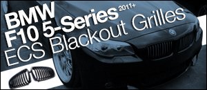 BMW F10 5-Series Blackout Grilles