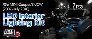 R56 MINI Cooper/S/JCW LED Interior Lighting