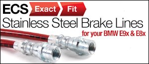 BMW E8x & E9x ECS Exact-Fit Brake Lines