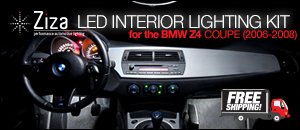 BMW Z4 Coupe Interior Ziza LED Lighting Kits