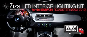 BMW Z4 Roadster Interior Ziza LED Lighting Kits