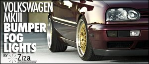 Volkswagen MKIII Ziza Bumper Fog Lights