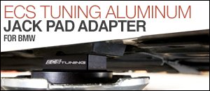 ECS Tuning Aluminum Jack Pad Adapter for BMW