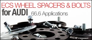 Audi 66.6 ECS Wheel Spacers & Bolts