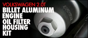VW 2.0T Billet Aluminum Engine Oil Filter Housing