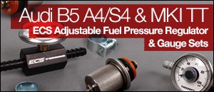Audi ECS Adjustable Fuel Pressure Regulator & Gauge Set