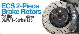 BMW 1-Series 135i (2008+) ECS 2-Piece Brake Rotors