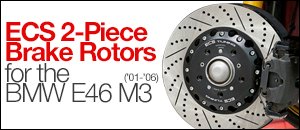 BMW E46 M3 ECS 2-Piece Brake Rotors