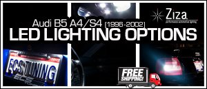 Audi B5 A4/S4 Ziza LED Lighting Options