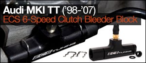 Audi MKI TT ECS 6-Speed Clutch Bleeder Block