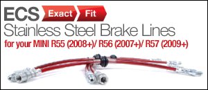 MINI R55 R56 R57 ECS Exact-Fit Brake Lines