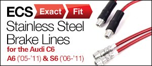 Audi C6 A6/S6 ECS Exact-Fit Brake Lines