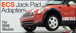 ECS Tuning Aluminum Jack Pad Adapter for MINI
