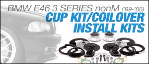 BMW E46 Cup Kit Coilover Installation Kits