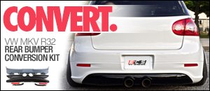 Volkswagen MKV R32 Rear Bumper Conversion Kit