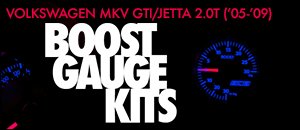 VW MKV GTI/Jetta 2.0T ECS Vent Pod Boost Gauge Kits