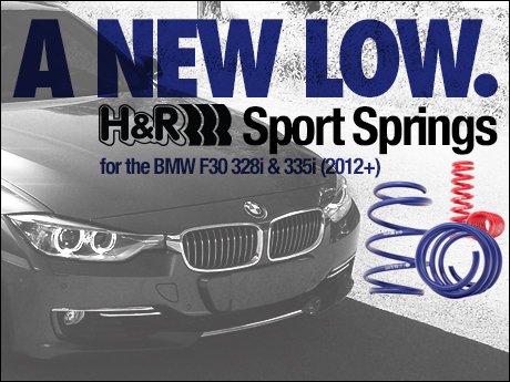 ECS News - BMW F30 328i & 335i H&R Sport Spring Sets