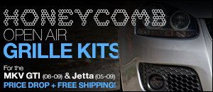 Volkswagen MKV GTI/Jetta Open Air Honeycomb Grilles