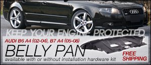 Audi B6/B7 A4 Lower Belly Pan