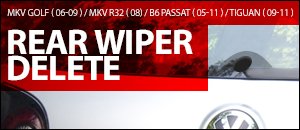 Volkswagen MKV Rear Wiper Delete