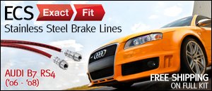 Audi B7 RS4 ECS Exact Fit Brake Lines