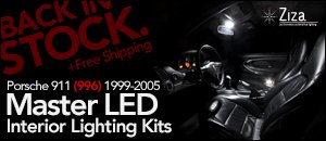 Porsche 996 Ziza Interior LED Lighting Kits
