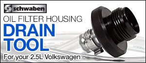 Schwaben Oil Filter Housing Drain Tool - 2.5L