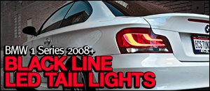 BMW 1-Series Black Line LED Tail Lights