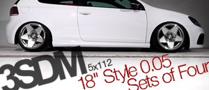 3SDM 18" Style 0.05 Wheel Sets - 5x112
