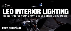 BMW E46 3 Series Convertible LED Interior Lighting