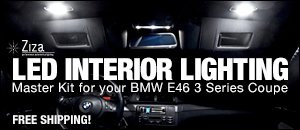 BMW E46 3 Series Coupe LED Interior Lighting