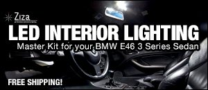 BMW E46 3 Series Sedan LED Interior Lighting