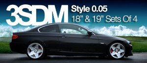 BMW 3 Series 3SDM Style 0.05 Wheel Sets