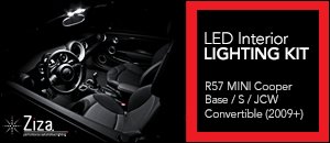 R57 MINI Convertible Ziza LED Interior Lighting Kit