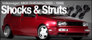 Volkswagen MKIII Golf/Jetta Vaico Shocks & Struts