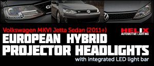 MKVI Jetta Sedan European Hybrid Projector Headlights