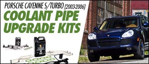Porsche Cayenne S/Turbo Coolant Pipe Upgrade Kits