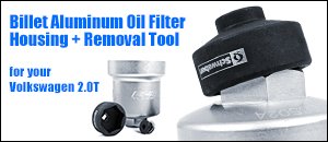 Billet Aluminum Oil Filter Housing + Removal Tool Kit