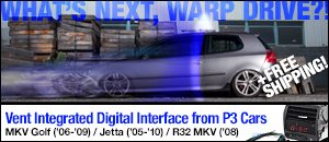 P3 Cars Vent Integrated Digital Interface - VW MKV