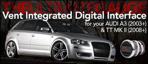 P3 Cars Vent Integrated Digital Interface - Audi A3/TT2